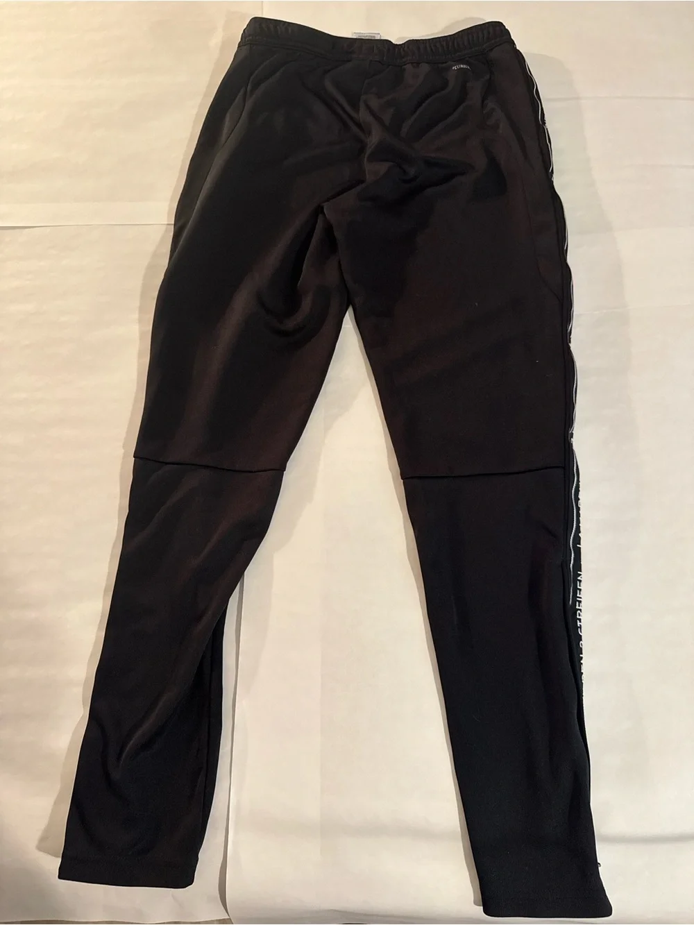 adidas Black Kids Track Pants with Branded Side Tape